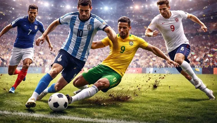 Diverse online casino games including modern slot machines and poker tables